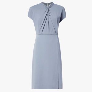 NWT MM LaFleur Adelaide Twist neckline Dress in Surf SZ 8